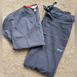 Gray Scrub Set Bundle